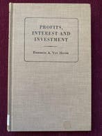 F. A. Hayek - Profits, Interest Investment - New Studies in