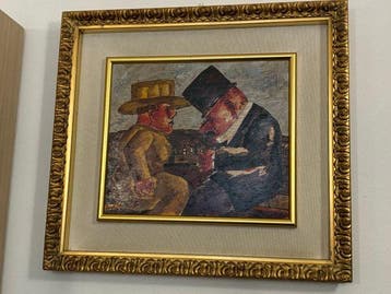 Franz Borghese (1941-2005) - Partita a scacchi all’aperto