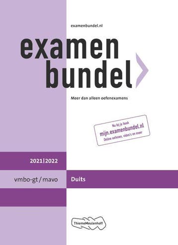 Examenbundel / vmbo-gt/mavo Duits 2021/2022 9789006491593, Verzenden, Marco van Rossem