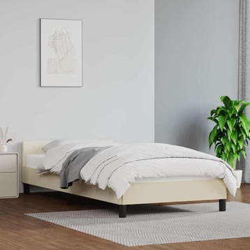 vidaXL Bedframe met hoofdeinde zonder matras 90x190 cm, Verzenden