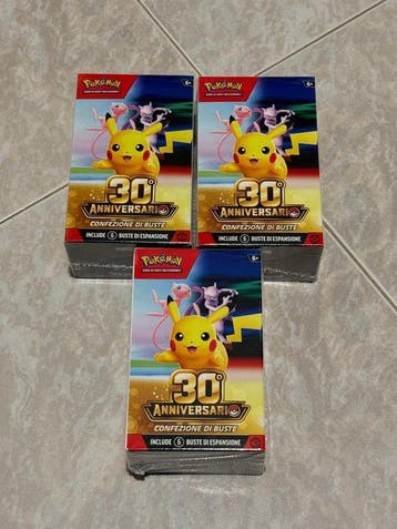 Pokémon - 3 Box - 3x Pokémon: confezione di buste