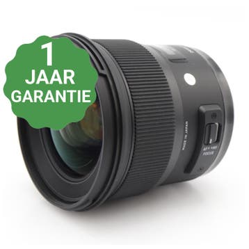 Sigma 24mm F/1.4 DG HSM Art Nikon FX | Tweedehands, Verzenden, Zo goed als nieuw