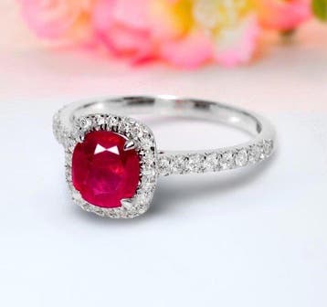 Sans prix de réserve - Bague de fiançailles Argent - 4.48ct., Bijoux, Sacs & Beauté