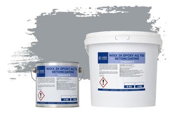 Wixx 2K Epoxy AQ 750 Betoncoating RAL 7040 | Venstergrijs, Verzenden