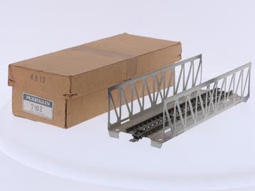Schaal H0 Märklin 7162 vakwerkbrug #9192 (H0 (1:87)), Hobby en Vrije tijd, Wisselstroom, Gebruikt, Brug, Tunnel of Gebouw, Ophalen of Verzenden