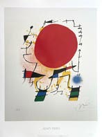 Joan Miró (after) - Le Soleil Rouge - Offset Lithography -