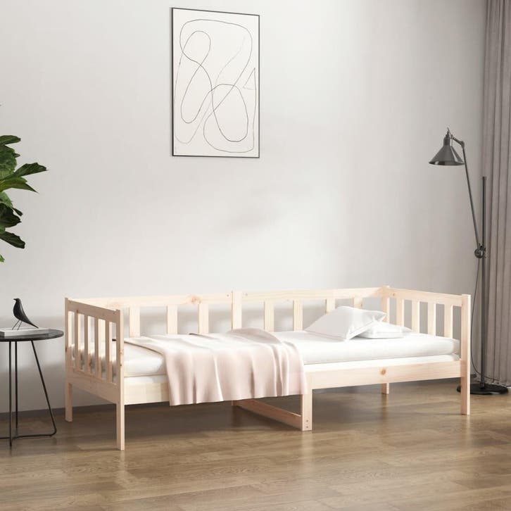 vidaXL Slaapbank zonder matras 80x200 cm massief grenenhout, Huis en Inrichting, Slaapkamer | Bedden, Nieuw, Verzenden