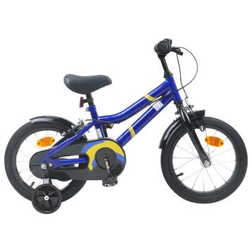 vidaXL Kinderfiets 16 Inch voor 4-6 jaar oud Blauw wit, Verzenden, Nieuw