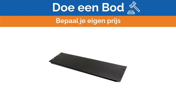 Bieden: Promeda 19 inch rack cover plate black - 49413-000-, Watersport en Boten, Navigatiemiddelen en Scheepselektronica, Ophalen of Verzenden