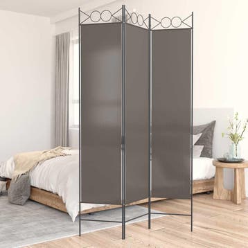 vidaXL Kamerscherm met 3 panelen 120x220 cm stof, Verzenden