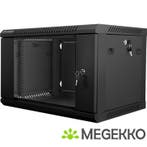 Lanberg WF01-6406-10B rack 6U Wandrek Zwart, Verzenden, Nieuw