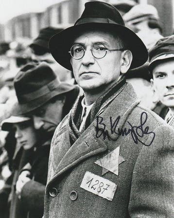 Schindlers List - Signed by Ben Kingsley (Itzhak Stern), Nieuw