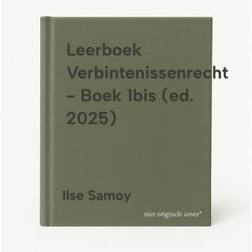 Leerboek Verbintenissenrecht - Boek 1bis (ed. 2025), Verzenden, Ilse Samoy