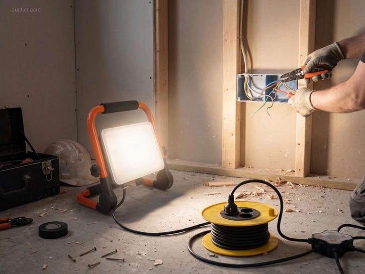 (6x) 50W Werklamp LED 3in1 kleur CCT..., Bricolage & Construction, Éclairage de chantier