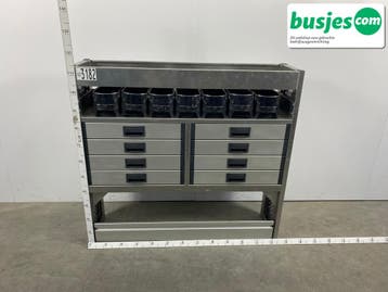 Aluca bedrijfswageninrichting 1250x320x1150mm (3182), Verzenden, Gebruikt