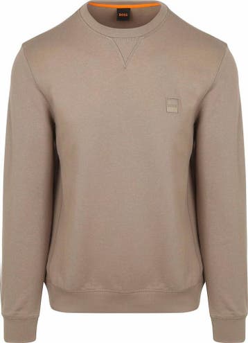 BOSS Sweater Westart Taupe maat Maat 52/54 (L) Heren, Verzenden