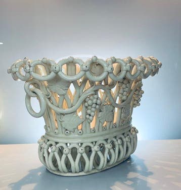 Mand - Aardewerk - Langeais Faience Basket