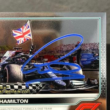 Mercedes - Topps Chrome - 160 GP Great Britain - Winner -