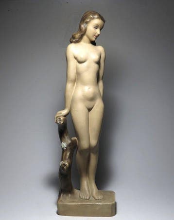 sculptuur, Art Deco Sculpture (44 cm) - 44 cm - Gips - 1930