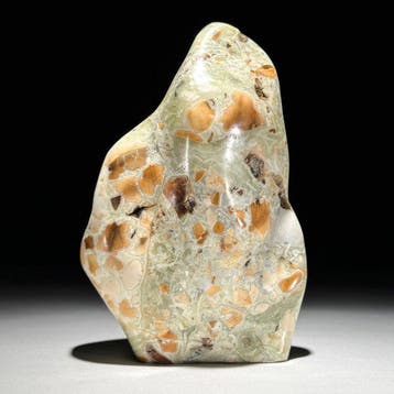 Geen minimumprijs - Prachtig paar onyx Freeform en Sphere op