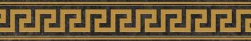 VERSACE Greca Nero/Oro Sabbiato 9.8x60 DECORTEGEL /, Ophalen of Verzenden, Nieuw