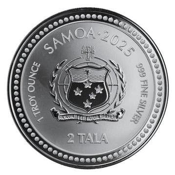 Samoa. 2 Tala 2025 Seahorse 1 oz, Postzegels en Munten