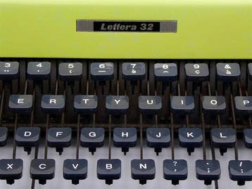Marcello Nizzoli - Olivetti, Ivrea - Lettera 32 RARA