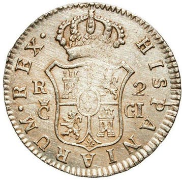 Spanje. Fernando VII. 2 Reales 1811 Cadiz CI - GBCA AU53