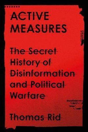 Active Measures 9780374287269 Thomas Rid, Verzenden, Zo goed als nieuw, Thomas Rid