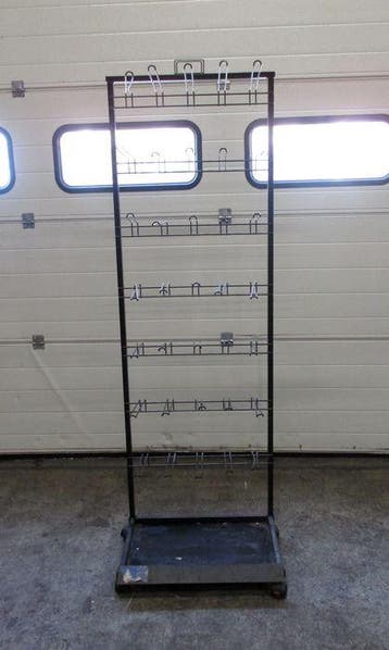Rek, Display met reclamebordhouder B59 x D43 x H187cm