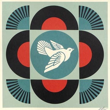 Shepard Fairey (OBEY) - Obey Giant - Geometric Dove * Black