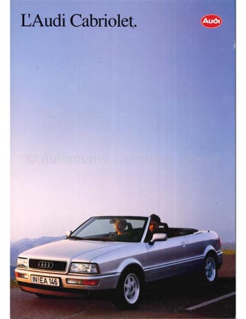 1991 AUDI CABRIOLET BROCHURE FRANS
