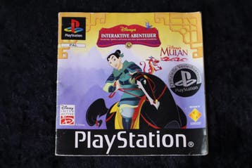Disneys Mulan Playstation 1 PS1 Manual Only PAL German, Verzenden