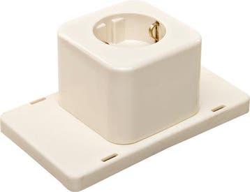 Afdekking 3611 Enkele Schuko Stopcontact Met Gerecycled, Verzenden