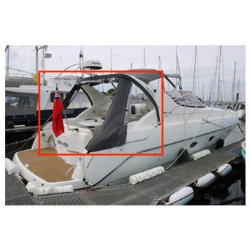 Bieden: Sessa Marine Oyster 40 grey cockpit | aft cover ori, Watersport en Boten, Ophalen of Verzenden, Nieuw