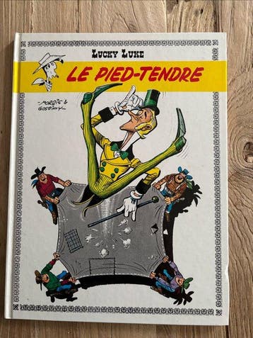 Lucky Luke T33 - Le Pied-Tendre + dédicace couleur - C - 1, Livres, BD