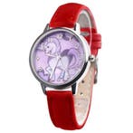 Fako - Kinderhorloge - Eenhoorn - Unicorn - Rood, Verzenden, Nieuw