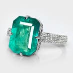 Sans prix de réserve - Bague - 14 carats Or blanc, IGI 5,86, Nieuw