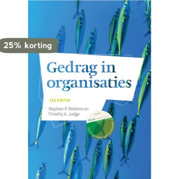 Gedrag in Organisaties, 12 editie met MyLab NL toegangscode, Boeken, Verzenden, Zo goed als nieuw, Stephen P. Robbins