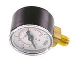 0..10 Bar Manometer Onderaansluiting Staal/Messing 40 mm, Verzenden, Nieuw