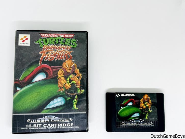 Sega Megadrive - Teenage Mutant Hero Turtles - Tournament Fi, Games en Spelcomputers, Games | Sega, Gebruikt, Verzenden