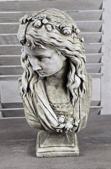 Figuur - Stone Bust of Lady Ophelia - Steengoed