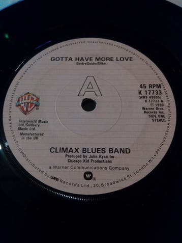 Climax Blues Band - Gotta Have More Love, Verzenden