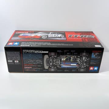 Tamiya 1:10 - Modèle réduit - Porsche 911 Carrera RSR TT-02, Hobby en Vrije tijd, Nieuw