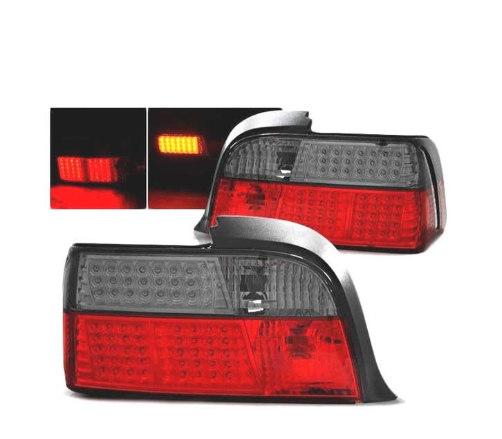 Feux Arrière Pour Bmw E36 Coupé 90-99 Led Fumé Rouge, Autos : Pièces & Accessoires, Éclairage, Envoi