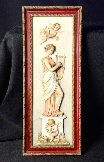 Wanddecoratie (2) - Frankrijk - Een paar allegorieën, Antiek en Kunst