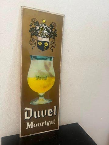 Duvel Moortgat – Vintage Belgisch bierreclamebord – Group