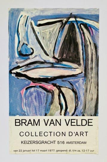Bram van Velde - Arno van Orsouw BV Amsterdam - Bram van, Antiquités & Art