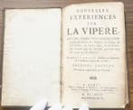 Moyes Charas - Nouvelles Expériences sur la Vipère . Rare
