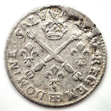 Frankrijk. Louis XIV (1643-1715). 5 Sols 1704-BB, Strasbourg